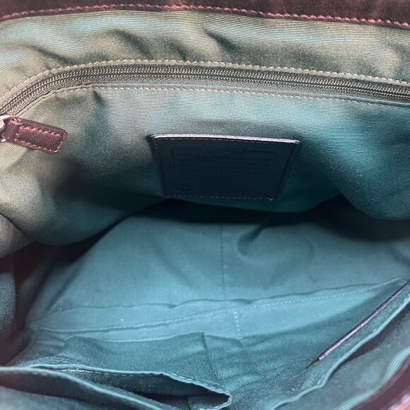 Coach Bags Authentic Coach Logo Crossbody Shoulder Bag Charm Canvas Leather EUC - Picture 6 of 14